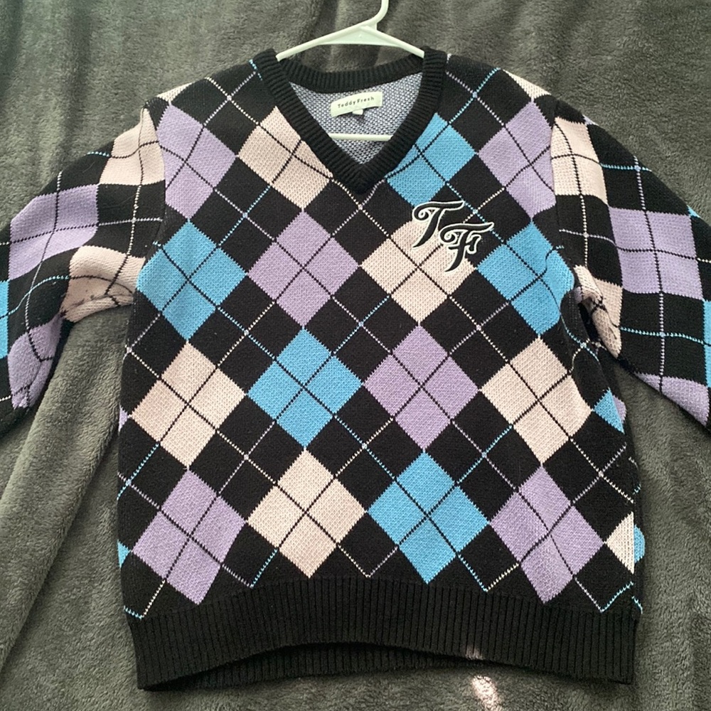 Teddy fresh 2021 Argyle Sweater